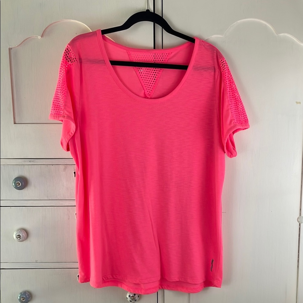 RBX Vibrant Pink Women's workout casual Top 1X